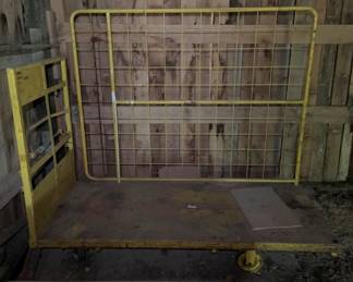 535 - Heavy Duty Rolling Cage Style Cart - 75 x 88 x 35