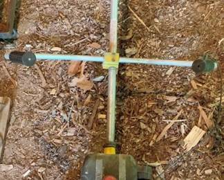 518 - Gas Powered Weedeater - Weedy (Description): 19 x 67 x 26 Used as is electric/electronic/mechanical item. No guarantee all components, untested.