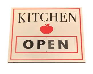 425 - Metal "Kitchen" Sign - 14.25 x 14.25