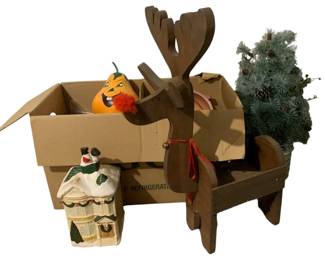 671 - Assorted Items to include Reindeer