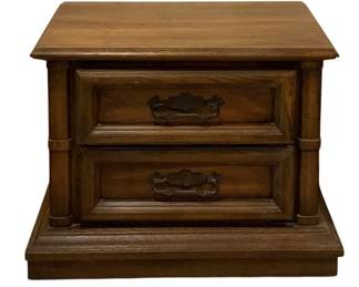 343 - 2-Drawer Nightstand - 25.5 x 28.5 x 16