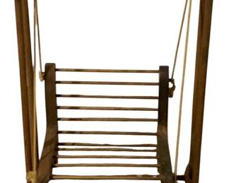 704 - Wood Doll Swing - 20 x 13 x 7.5