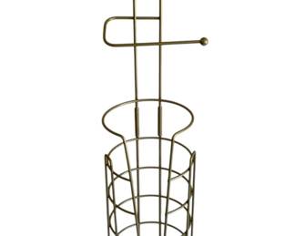 920 - Wire Toilet Paper Holder / Stand - 27 x 7 x 6