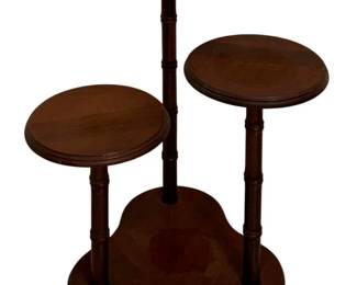 141 - 3 Tier Wood Stand - 23.5 x 18 x 16