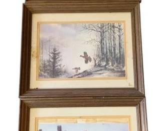 698 - 3 Framed Prints of Wildlife - 17 x 20.5