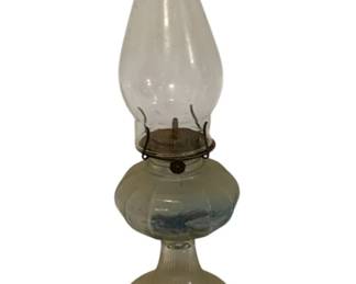 451 - Oil Lamp - 17" tall