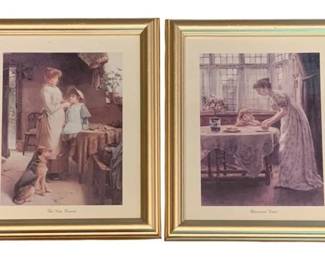 2 - 2 Framed Prints - 11.25 x 9.5