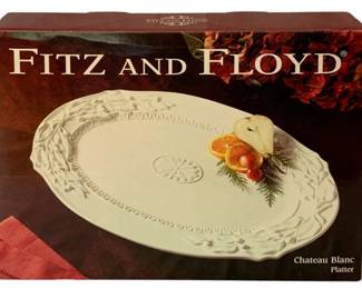 15 - Fitz and Floyd Platter in Box - 21.25" Round