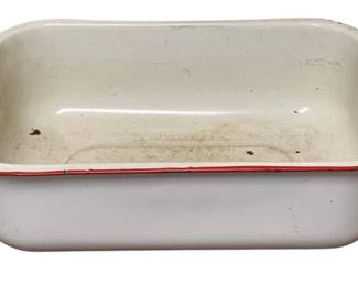 154 - Enamelware Pan - 5 x 16.75 x 11