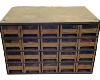 819 - Metal Storage Bin - 11 x 17 x 11