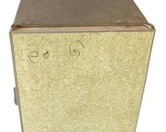 683 - Vintage Mini-Fridge - 24.5 x 20 x 17 (Description): Used as is electric/electronic/mechanical item. No guarantee all components, untested.
