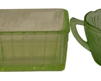 364 - 3pcs of Uranium Glass