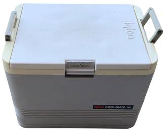 818 - Igloo Kool Mate 36 Portable Cooler and Warmer (Description): 17 x 21 x 15 Used as is electric/electronic/mechanical item. No guarantee all components, untested.