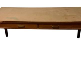 604 - Vintage Wood Table - as is - 29.5 x 72 x 34