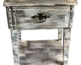 959 - Wood One-Drawer Stand - 26 x 16 x 14
