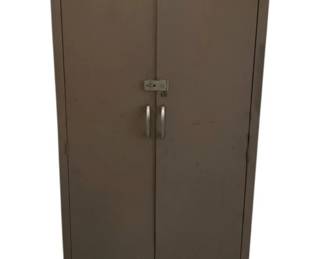 747 - Metal Storage Cabinet - 66 x 30 x 18