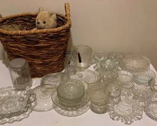 319 - Assorted Glass Items & More