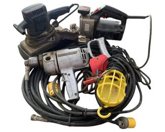 757 - Assorted Power Tools (Description): Used as is electric/electronic/mechanical item. No guarantee all components, untested.