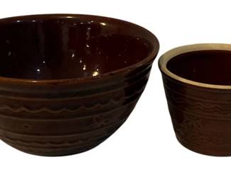 382 - 2pcs Mar-Crest Stoneware - 4.5 x 9
