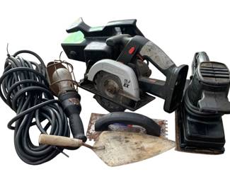 752 - Assorted Power Tools & More (Description): Used as is electric/electronic/mechanical item. No guarantee all components, untested.