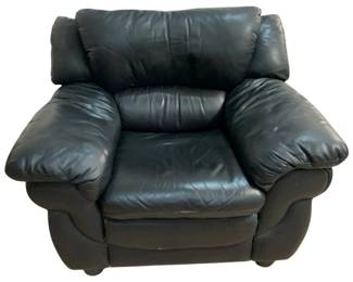 469 - Overstuffed Side Arm Chair