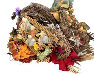 687 - Assorted Wreaths & More