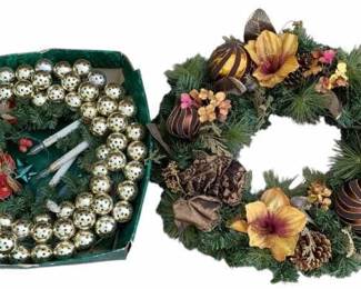 720 - 2 Wreathes - 24" round