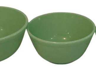 355 - 3 Jadeite Mixing Bowls - assorted sizes