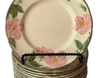 42 - 12 Franciscan Plates - 8" Round