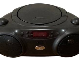 132 - GPX CD Player/AM/FM Radio - 5 x 12.5 x 9 (Description): Used as is electric/electronic/mechanical item. No guarantee all components, untested.