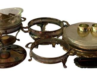 102 - Assorted Silverplated Items