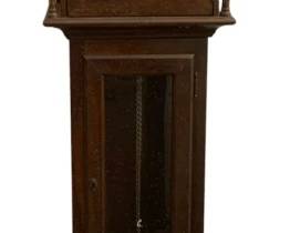 728 - Ridgeway Grandfather Clock - 79 x 18 x 10 (Description): Used as is electric/electronic/mechanical item. No guarantee all components, untested.