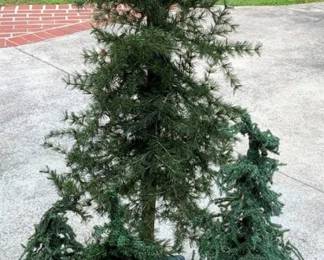 987 - Assorted Sized Artificial Christmas Trees