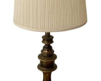 109 - Vintage Candlestick Style Lamp - 33" Tall (Description): Used as is electric/electronic/mechanical item. No guarantee all components, untested.