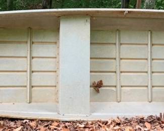 527 - Aluminum John Boat - 15" x 12 foot x 42" (Description): as is, owner reports a very slow leak