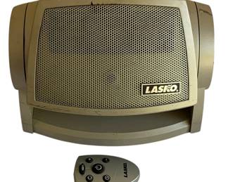 911 - Lasko Heater w/ remote - 12 x 7 x 8 (Description): Used as is electric/electronic/mechanical item. No guarantee all components, untested.