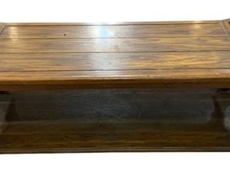 470 - Wood Coffee Table - 17 x 52 x 23.5