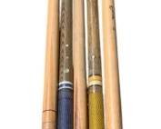 712 - 5 Pool Cues - 58" long