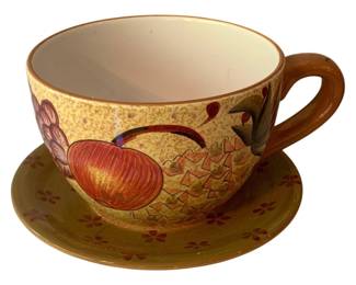 26 - Coffee Cup Planter - 8.5 x 12