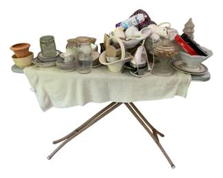 173 - Ironing Board & Assorted Items