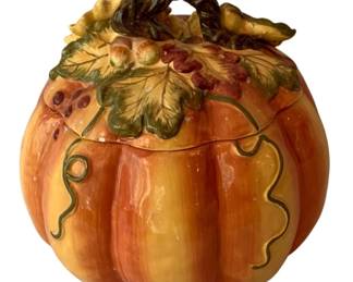 34 - Pumpkin Cookie Jar - 9 x 9