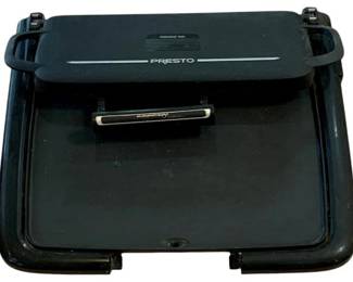 478 - Presto Electric Griddle - 19 x 16 (Description): Used as is electric/electronic/mechanical item. No guarantee all components, untested.