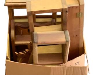 695 - Lot of Assorted Wood Shelves / Wall Decor