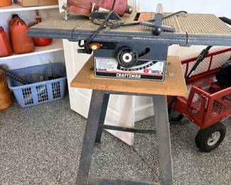 Craftsman table saw and vice