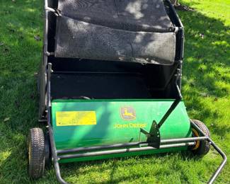 John Deere lawn sweeper