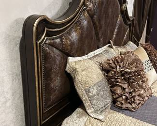Marge Carlson Large custom upholstery California king