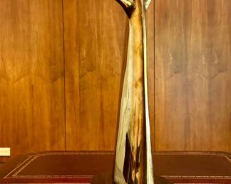Will Herrera, Bronze 1988 GTE Hawaiian PGA Senior Event Whale Tail 20" Sculpture 15/65