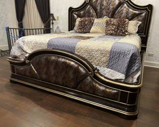 Marge Carlson Large custom upholstery California king