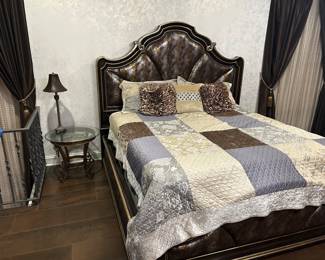 Marge Carlson Large custom upholstery California king