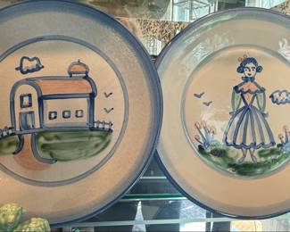 M.A. Hadley Folk Art Pottery Collection